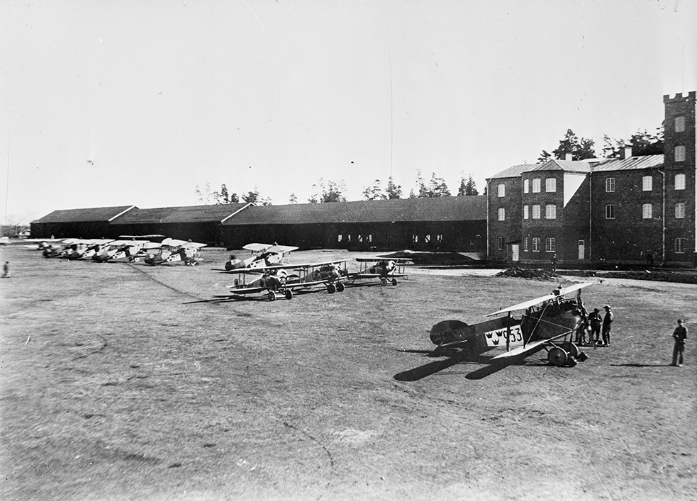 Det svenska militärflygets vagga finns på Saab